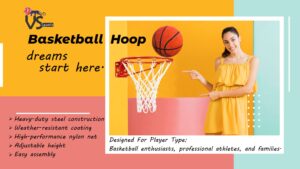 heavy-duty basketball hoop