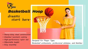 heavy-duty basketball hoop