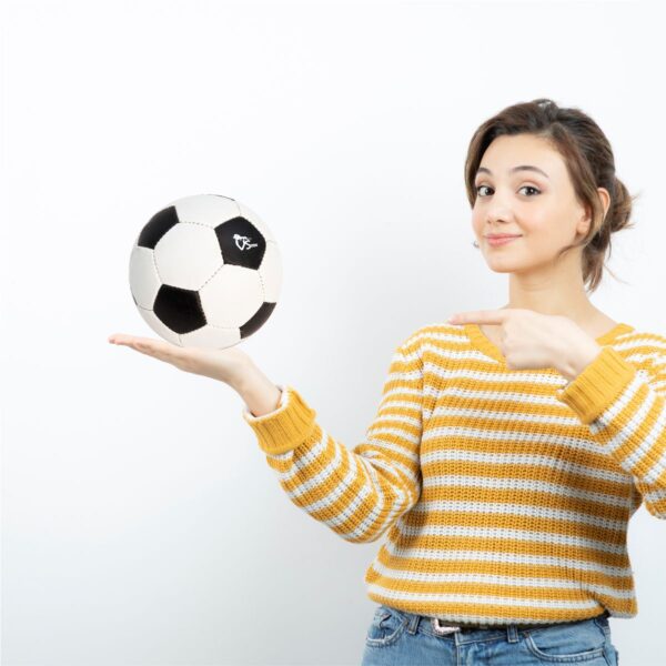 black & white football